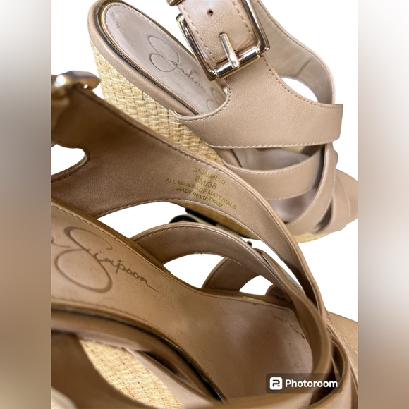 Jessica Simpson Nude Wedge Heels - Picture 11 of 11